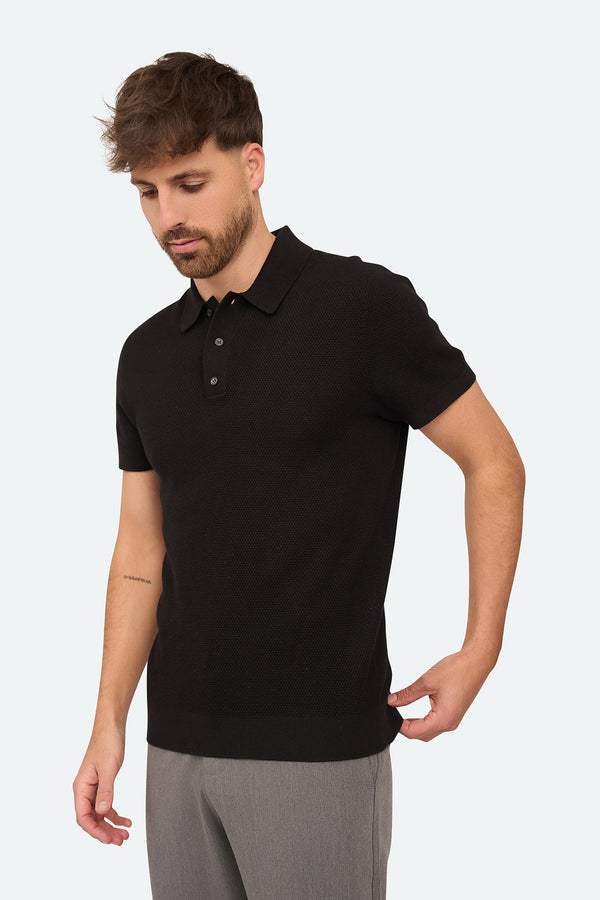 Waffle Polo Zenith Black