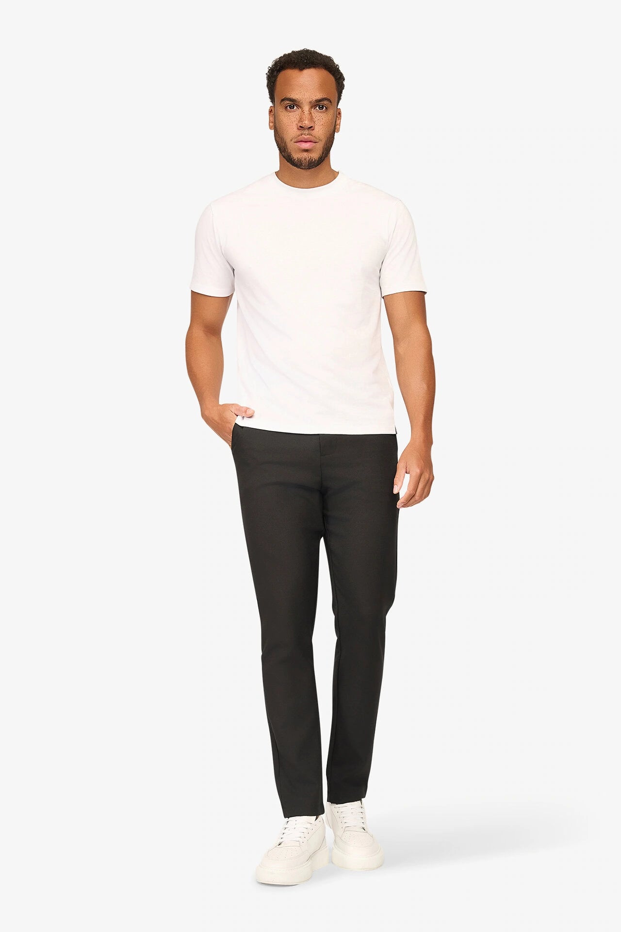 Alpha Basic T-Shirt Regular Fit White