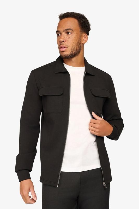 Craft Zipper Overshirt Black