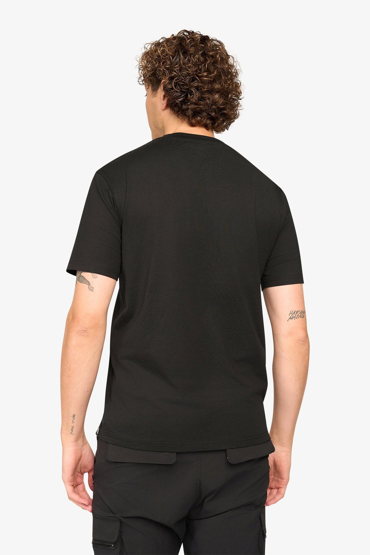 Alpha Basic T-Shirt Regular Fit Black