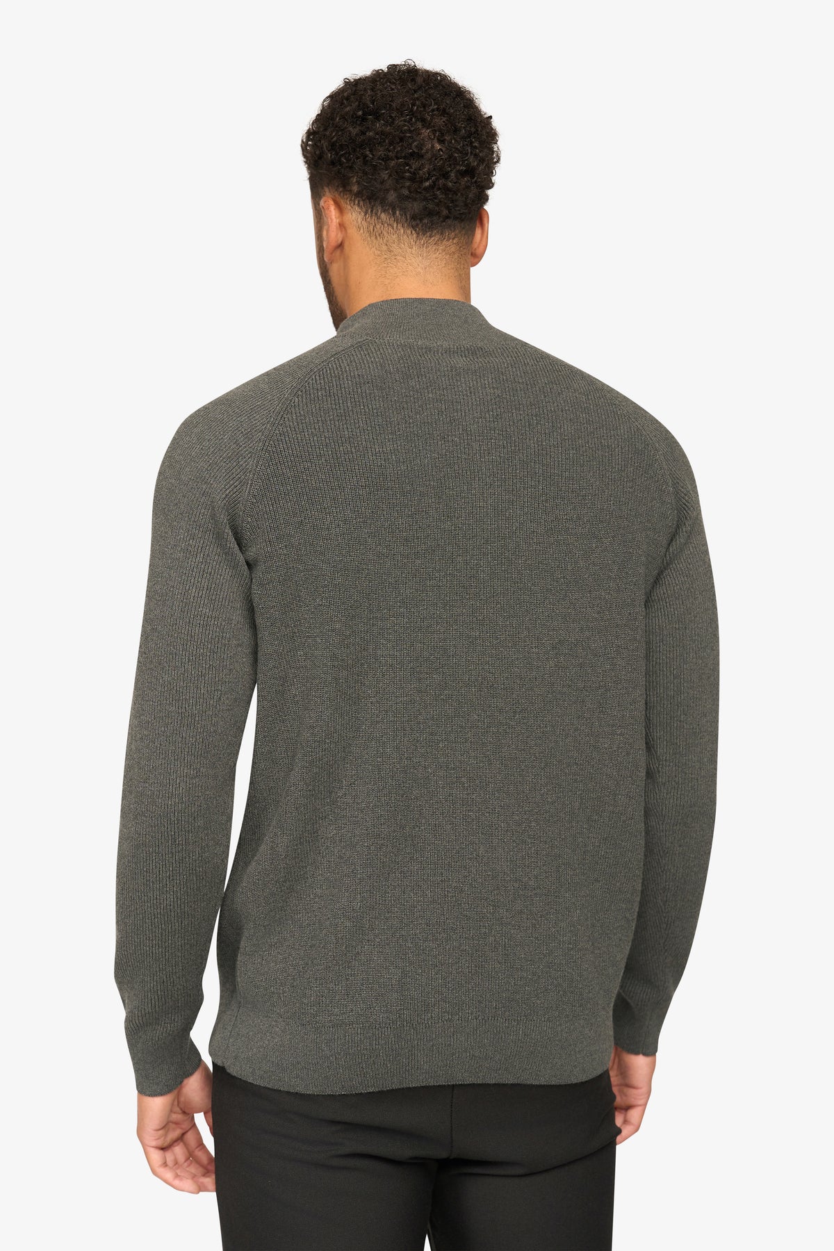 Vantage Zipper Pullover Antraciet