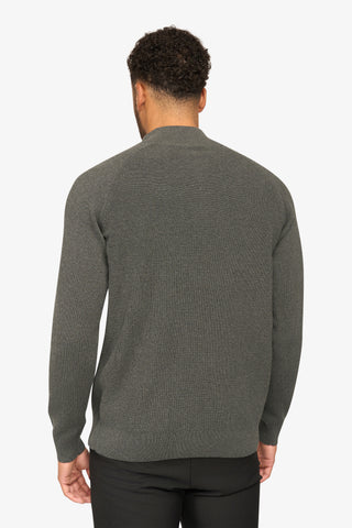 Vantage Zipper Pullover Antraciet