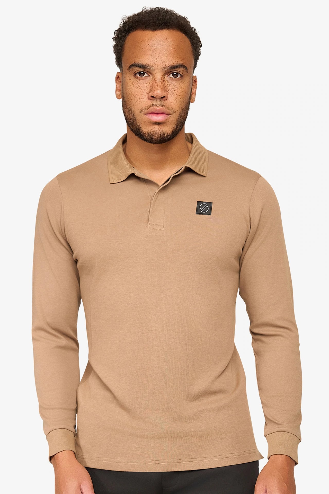 Uptown Longsleeve Polo Mocca
