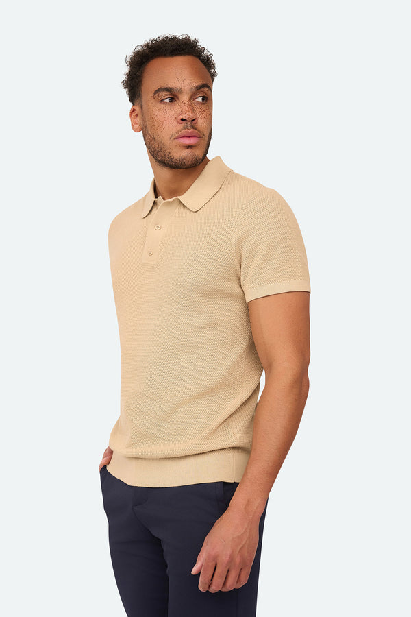 Waffle Polo Zenith Beige