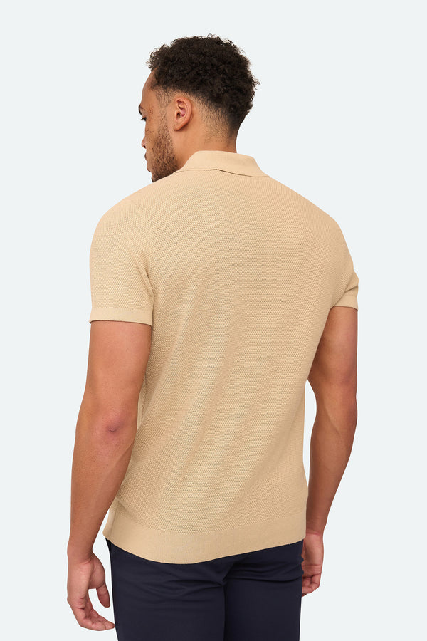 Waffle Polo Zenith Beige