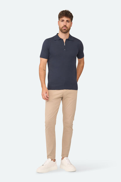 Polo Zipper Navy