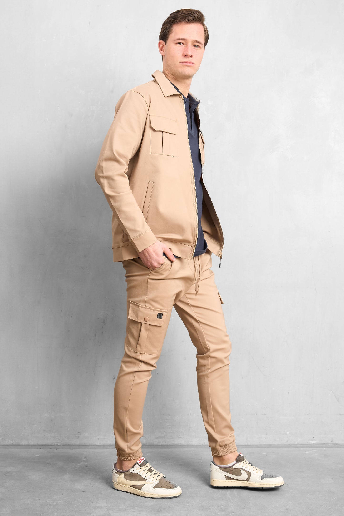 Overshirt Jacket Beige