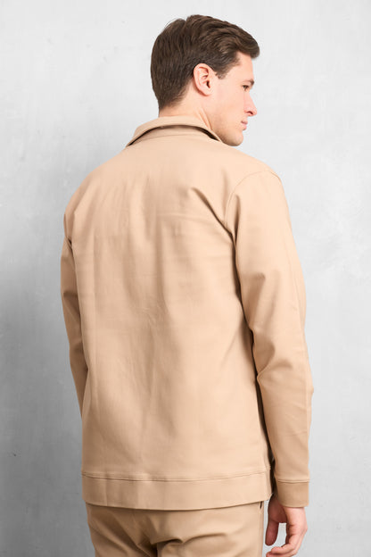 Overshirt Jacket Beige