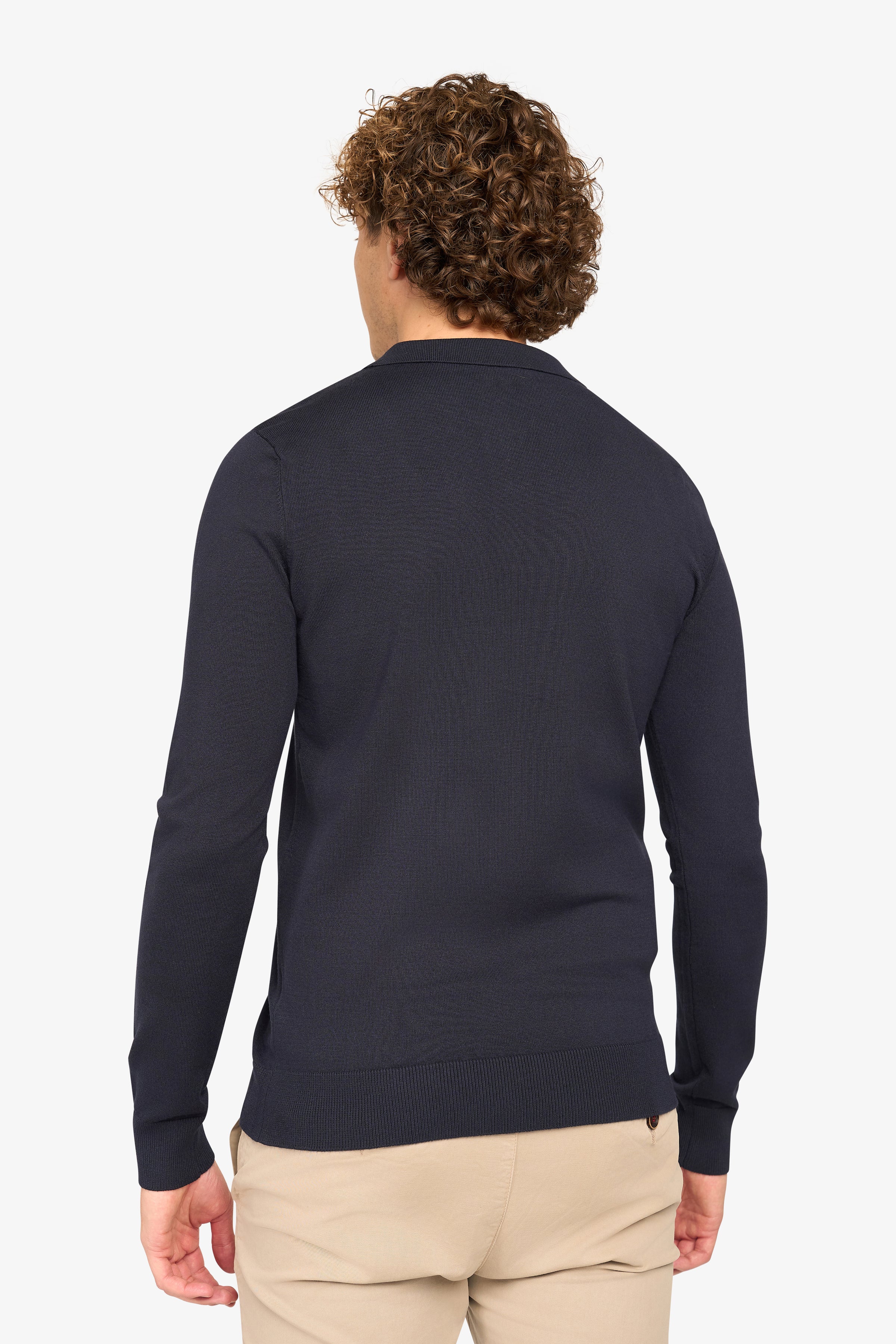 Long Sleeve Polo Ralf Dark Navy