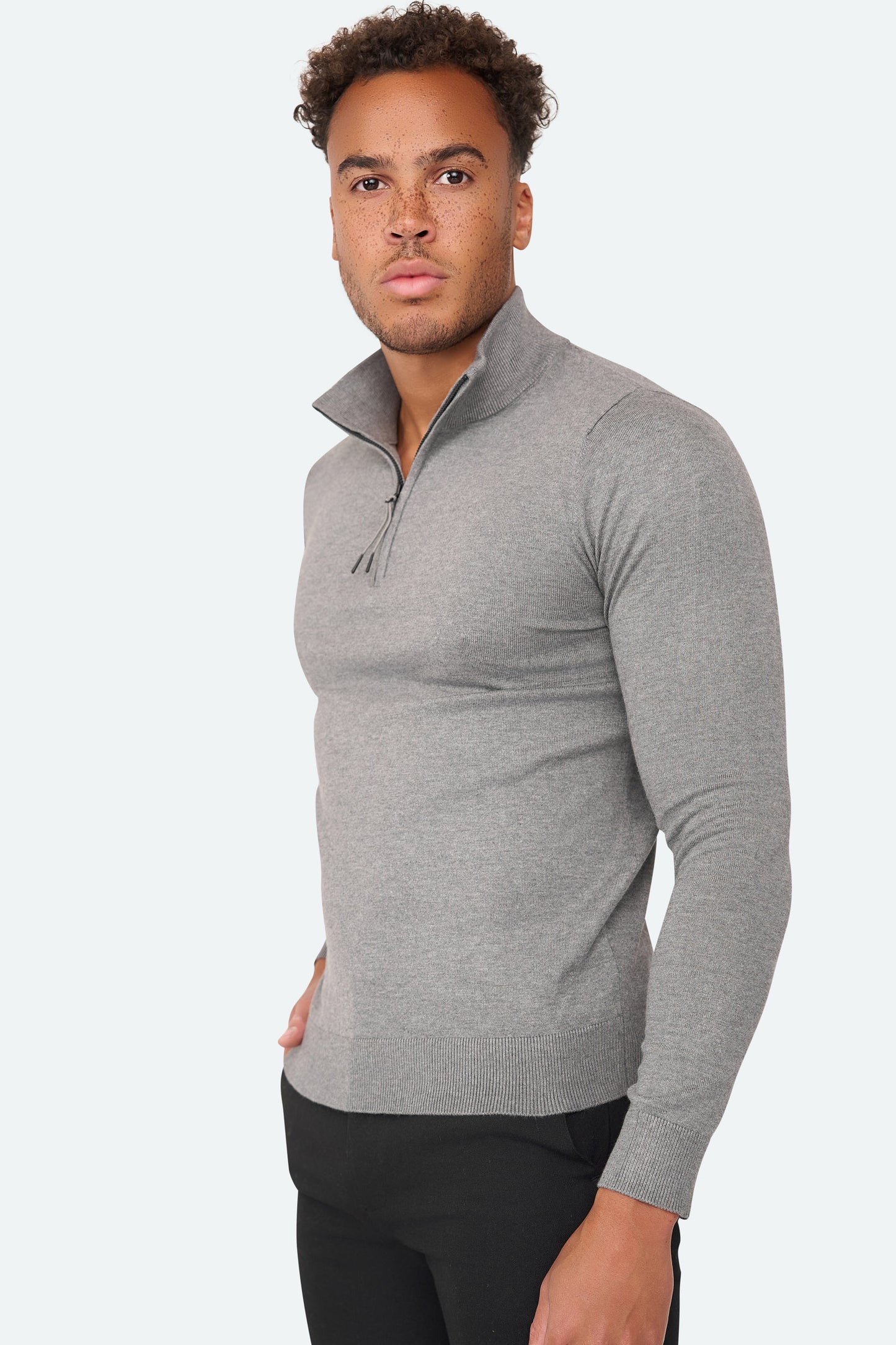 Zipper pullover Simon Antra Melange