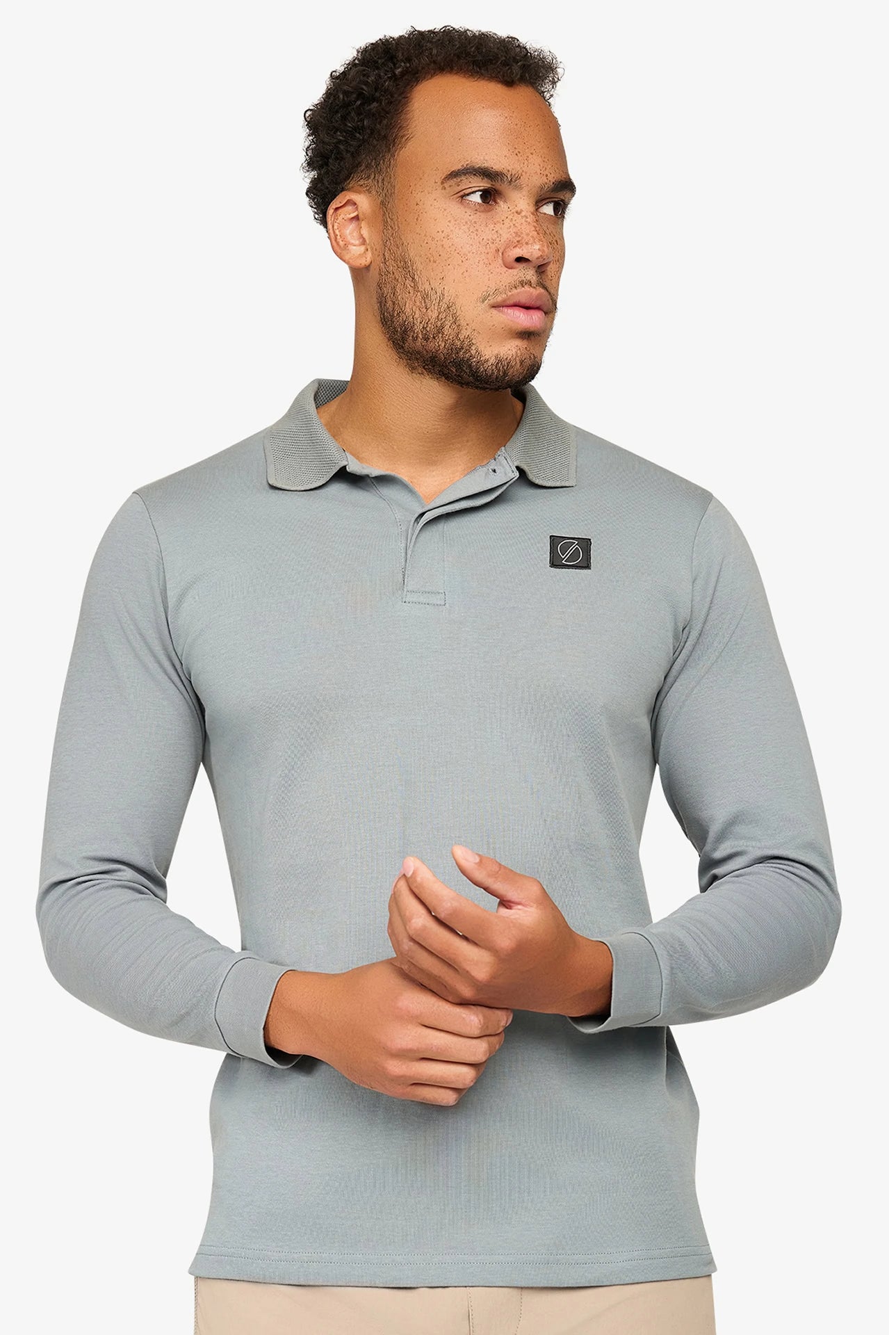 Uptown Longsleeve Polo Raf Blue
