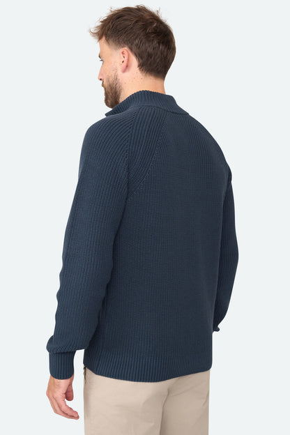 Zipper Pullover Menthon Navy