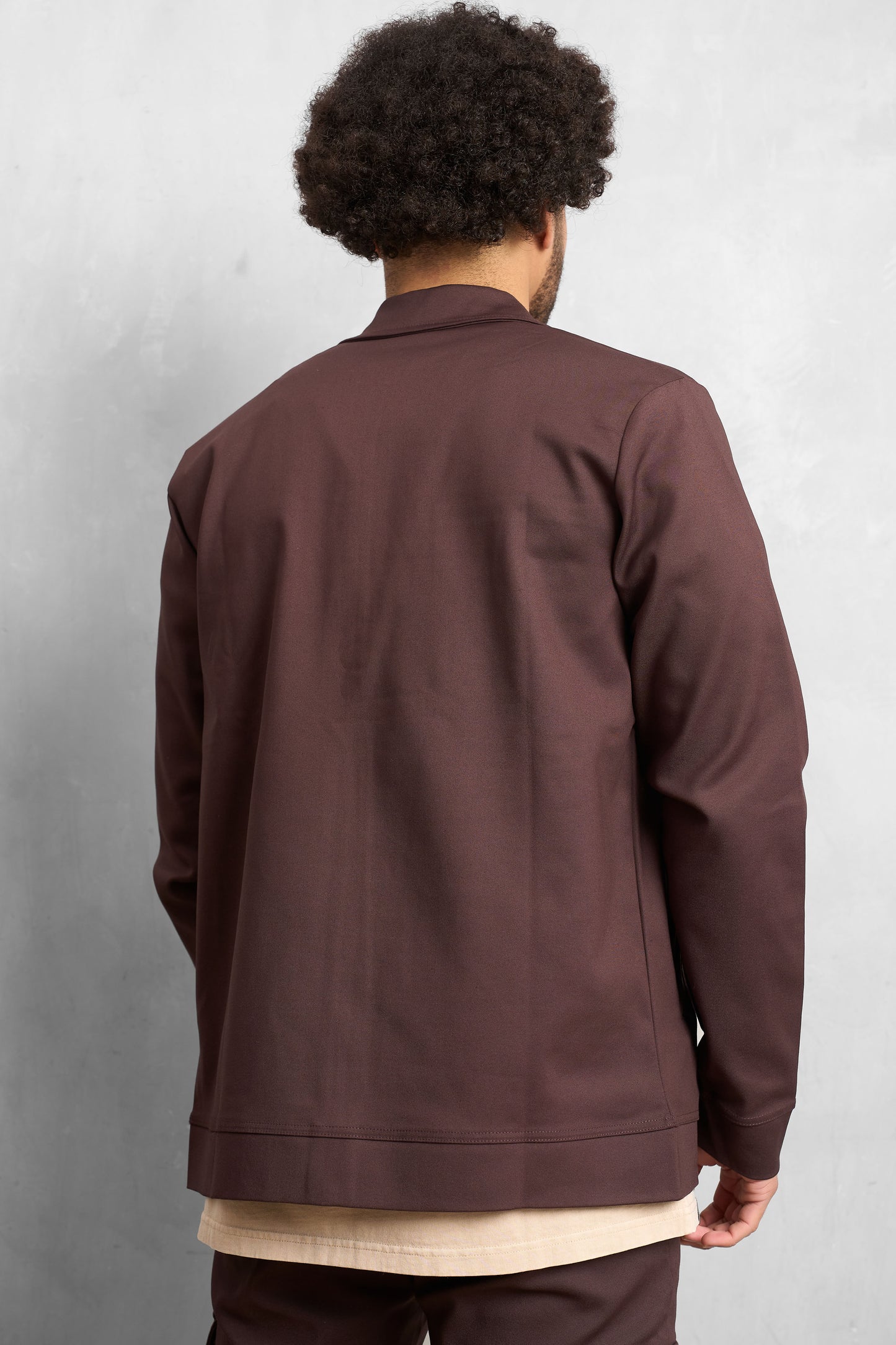 Overshirt Sjack Chicory Coffee