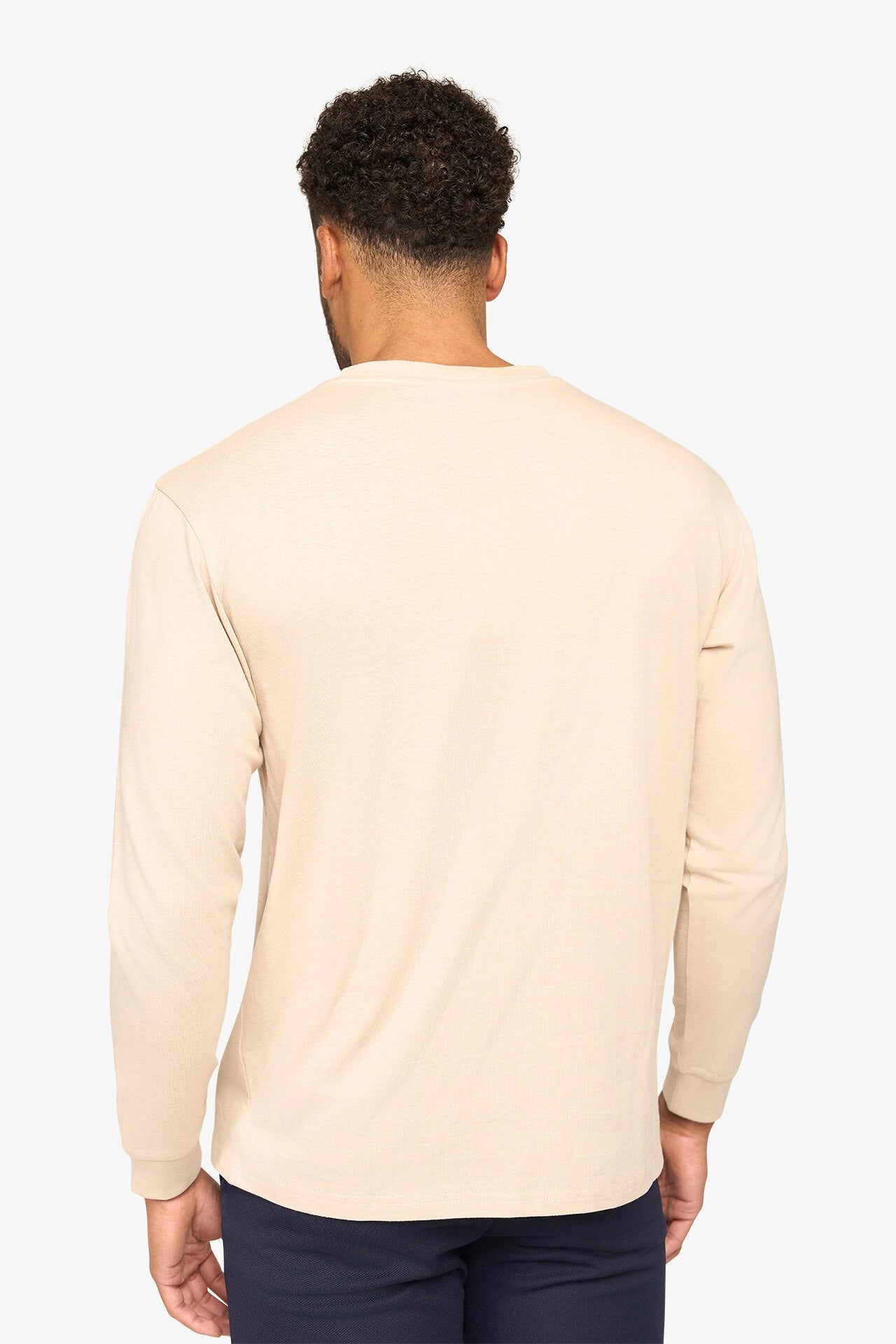 Essential Longsleeve T-Shirt Beige