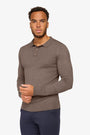 Long Sleeve Polo Ralf Bordeaux