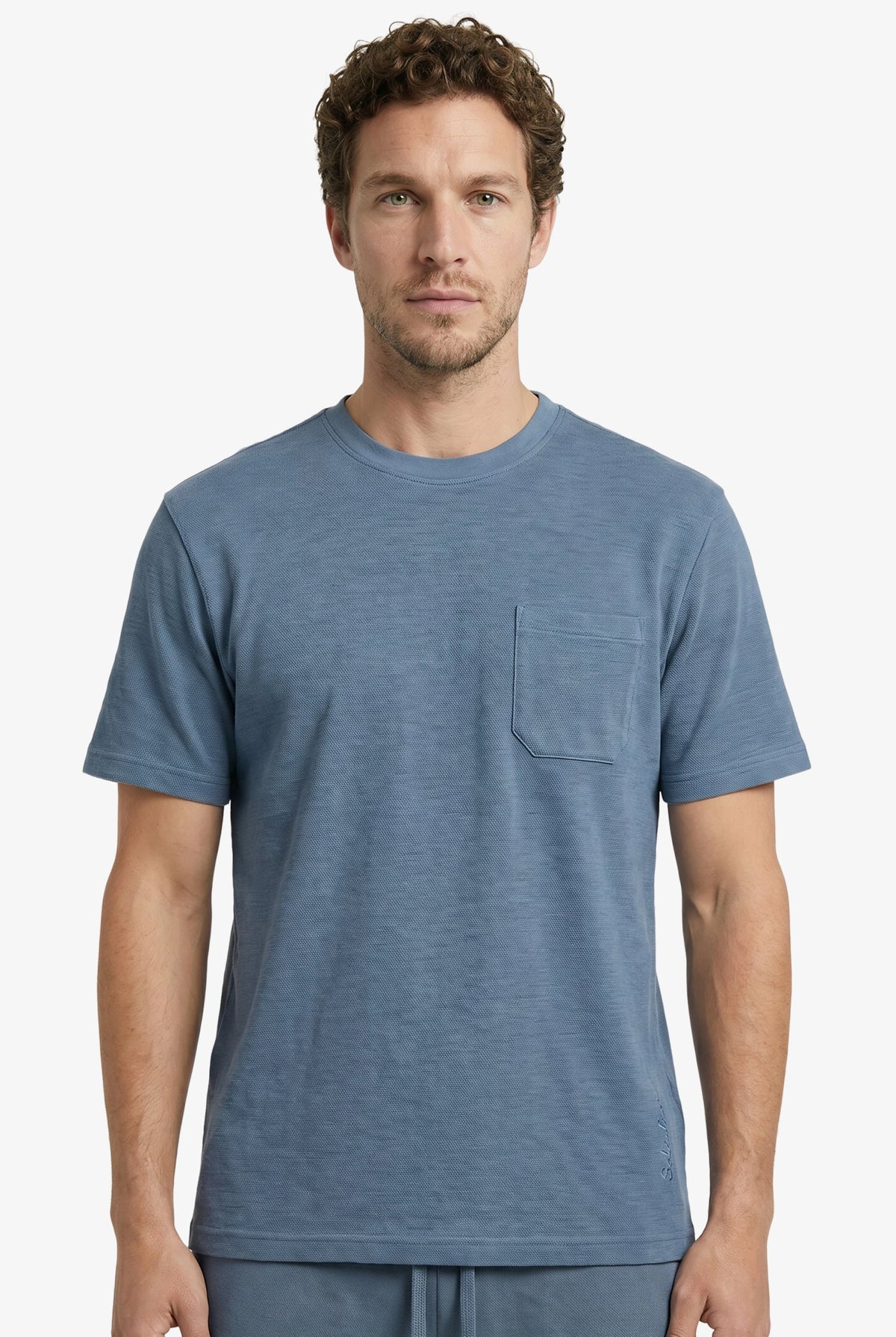 Strata Pocket T-Shirt Blue