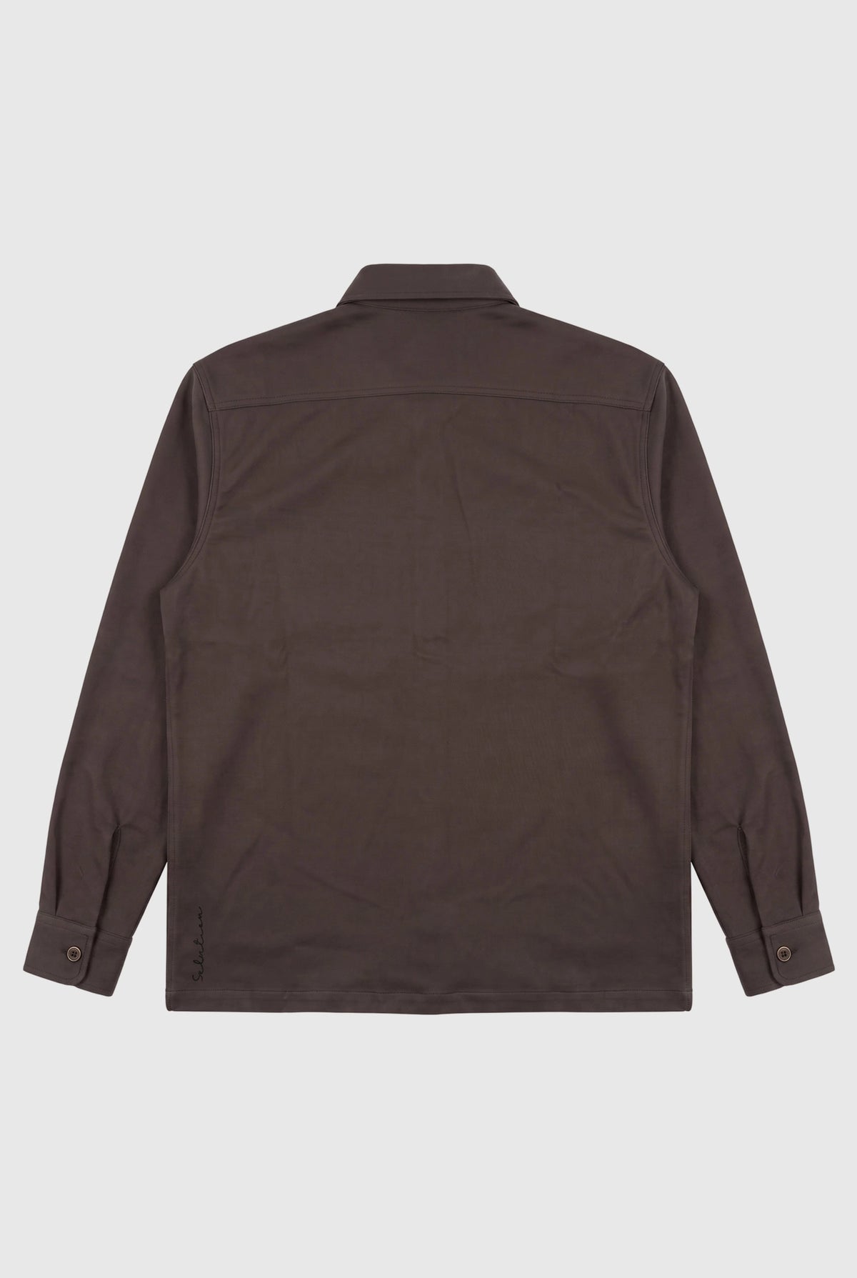 Twist Overshirt Dark Brown