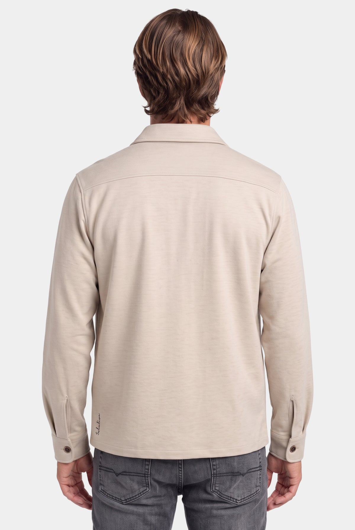 Twist Overshirt Light Beige
