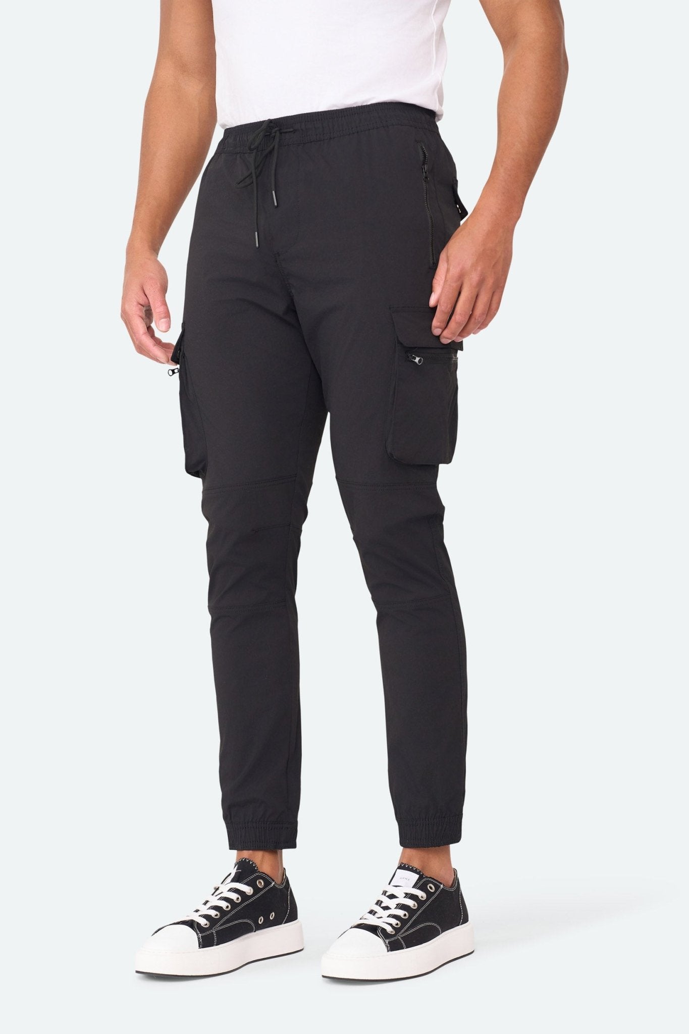 Cargo pant Buddy Black - Solution Clothing