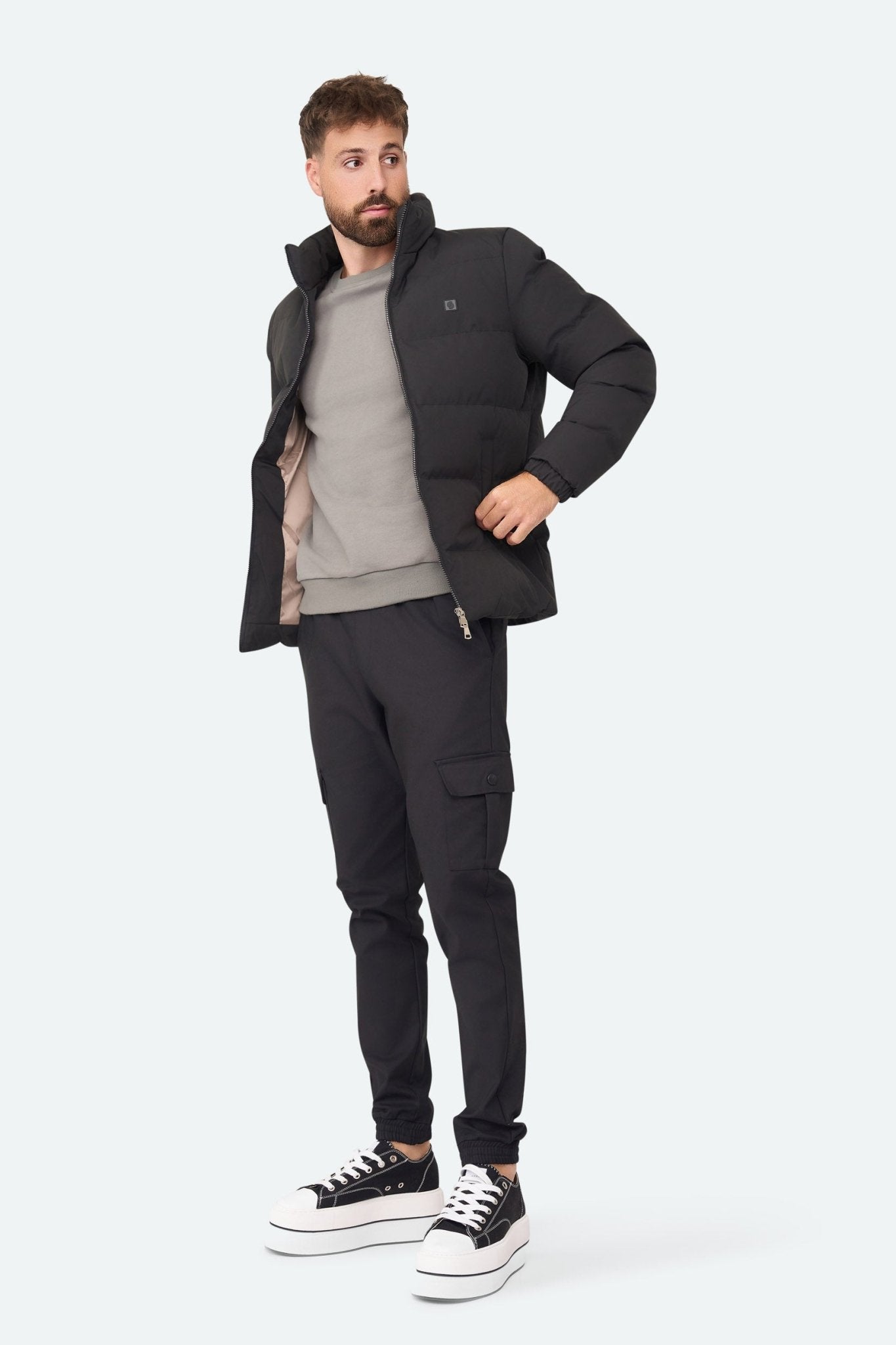 Cargo pant Henry Black - Solution Clothing