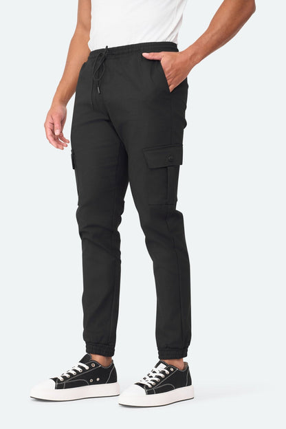 Cargo pant Henry Black - Solution Clothing