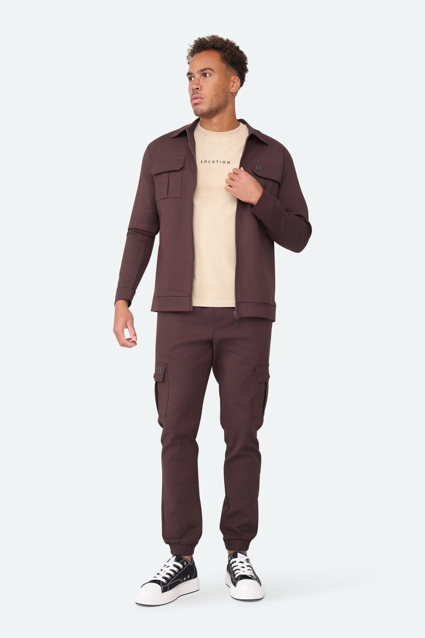 Cargo pant Henry Chicory Coffee - Solution Clothing