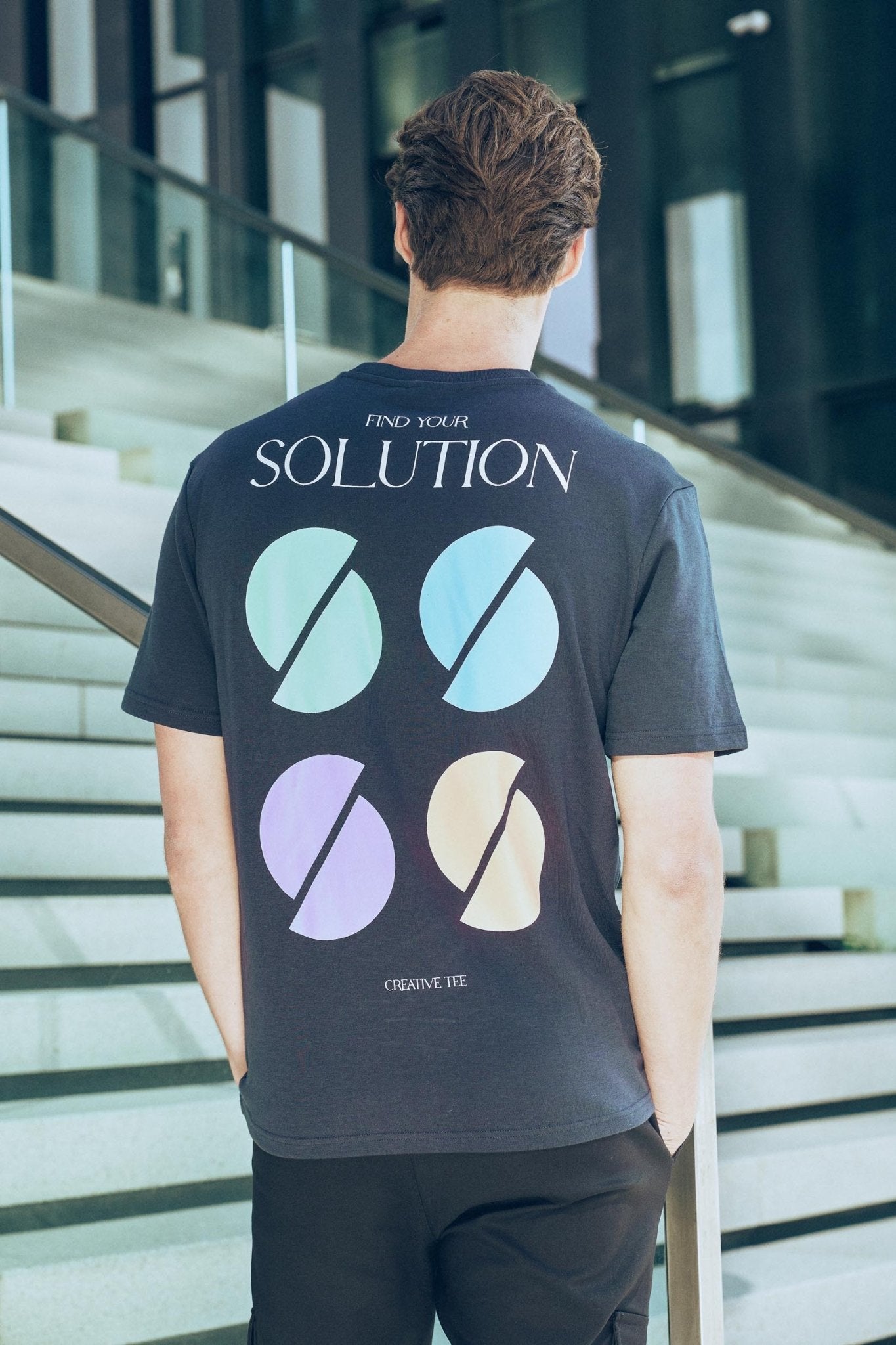 Creative Tee Navy - Solution Clothing