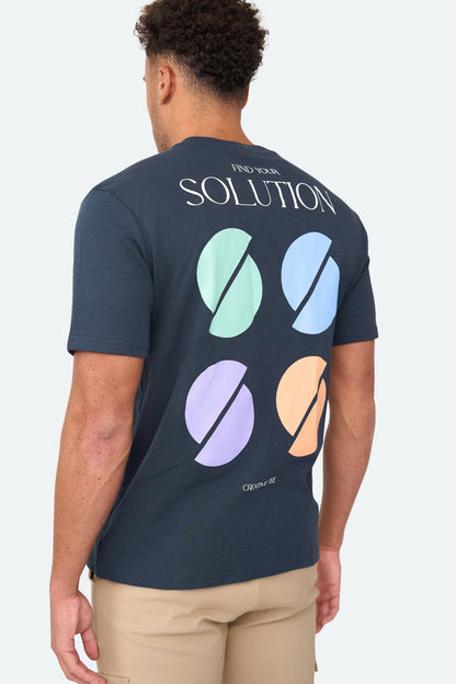 Creative Tee Navy - Solution Clothing