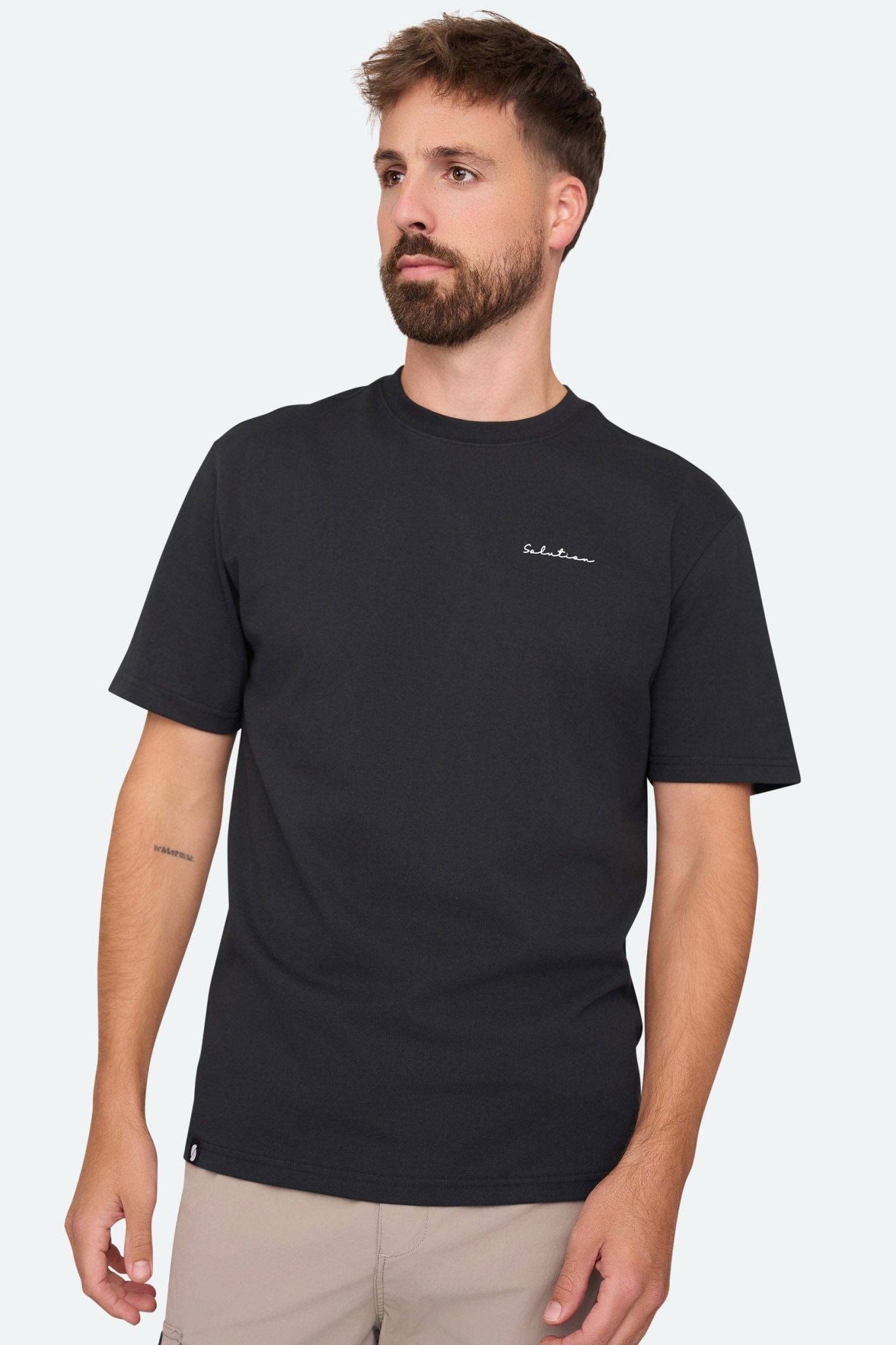 Essential Tee Black - Solution Clothing