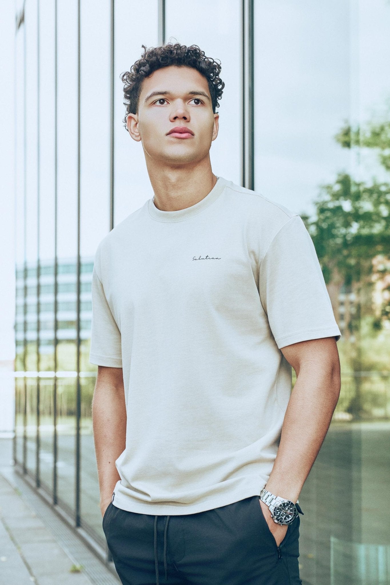 Essential Tee Khaki - Solution Clothing