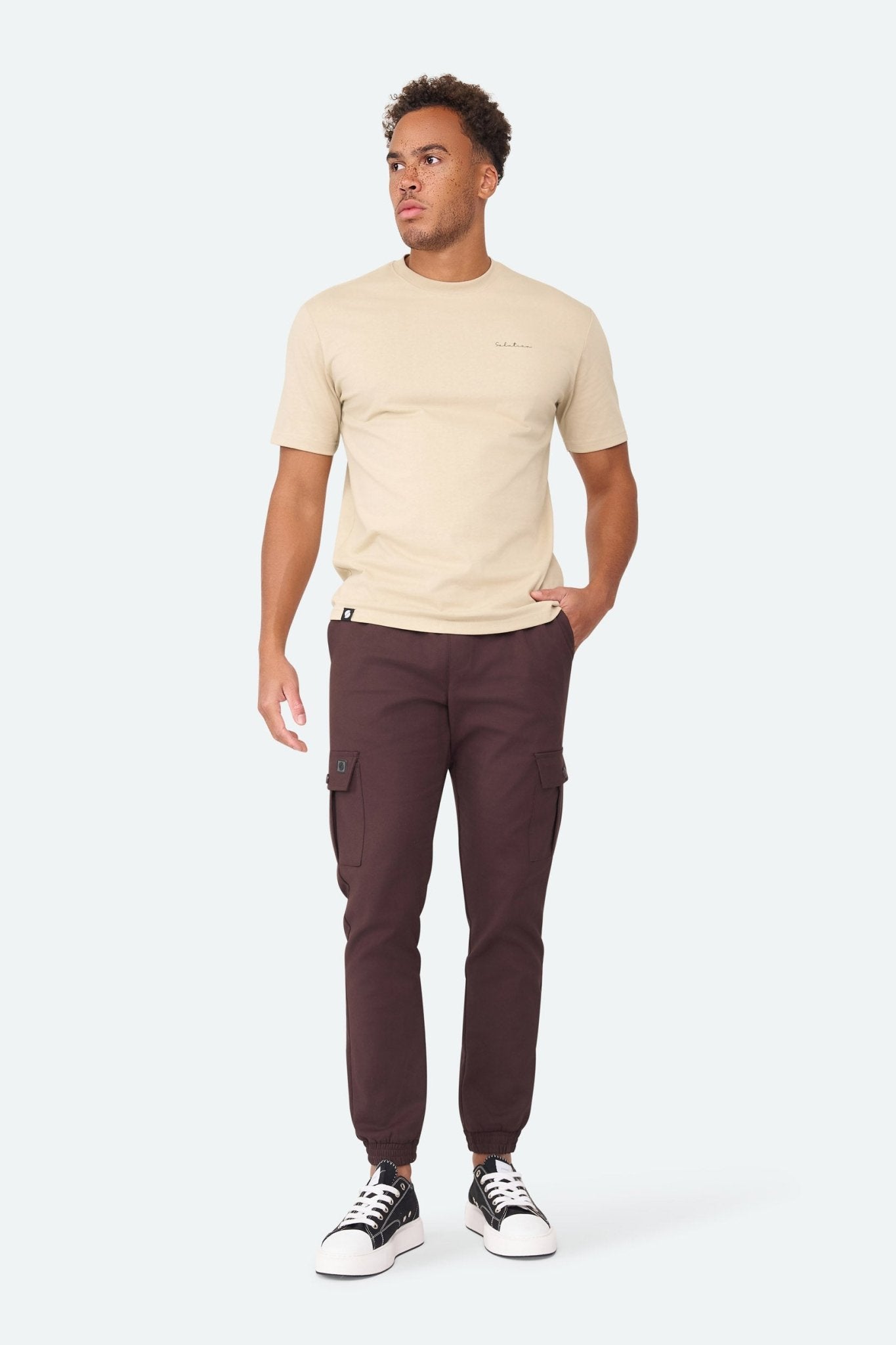 Essential Tee Khaki - Solution Clothing