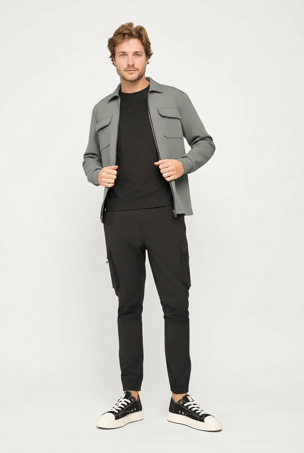 Craft Zipper Overshirt Grey