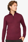 Zipper pullover Simon Mocca
