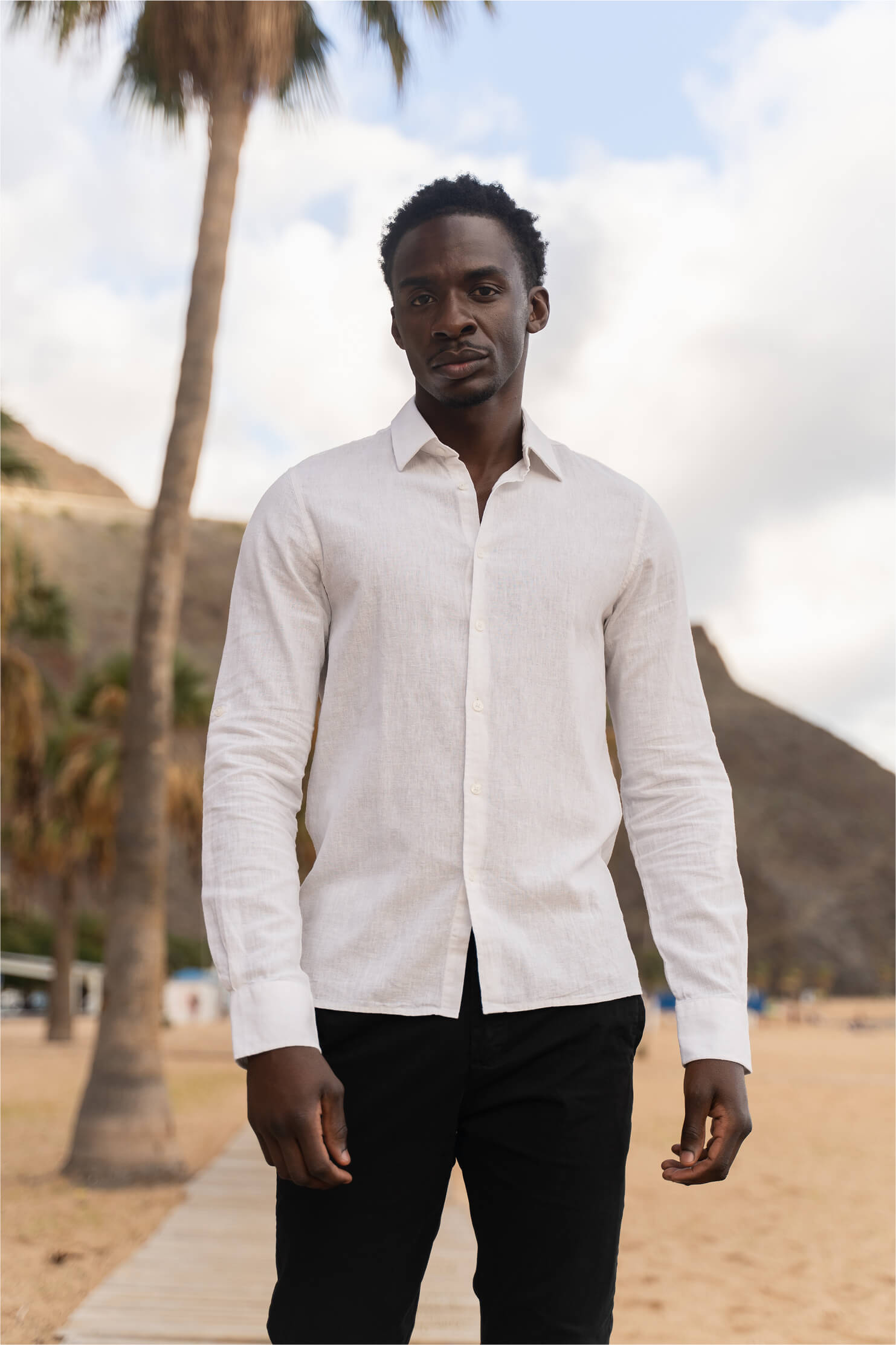 Linnen shirt Lean White