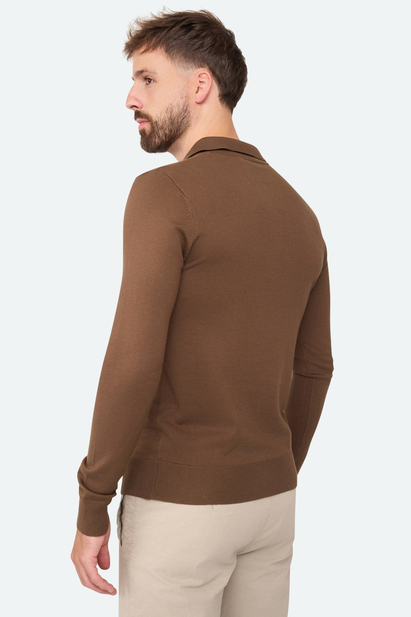 Long sleeve polo Ralf Amphora - Solution Clothing