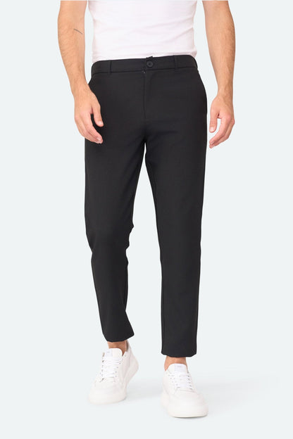 Mens Pant Crown Black - Solution Clothing