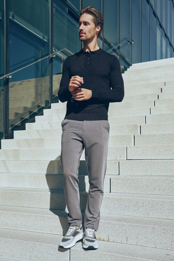 Mens Pant Crown Dark Grey - Solution Clothing