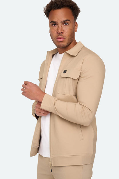 Overshirt Sjack Beige - Solution Clothing