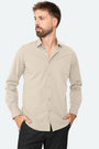 Stretch shirt Felix Beige