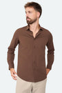 Stretch shirt Felix Beige